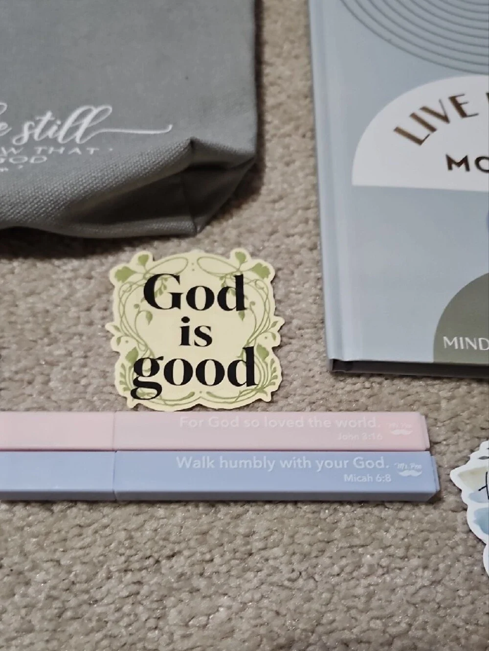 Mindfulness Journal & Bible study Set - Gray